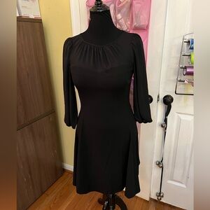 Black DKNY dress, NWT, Size 8, wear for work or as formal little black dress.